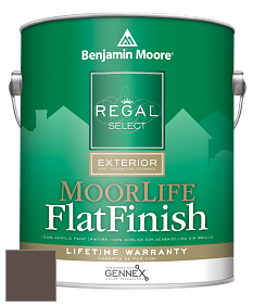 Benjamin Moore W105 Regal Select Exterior Paint-MoorLife Flat Finish краска цвет AF-175 