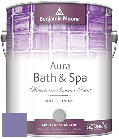 Benjamin Moore Aura 532 Bath & Spa Waterborne Interior Paint Matte Finish краска цвет NCS S 3040-R60B 