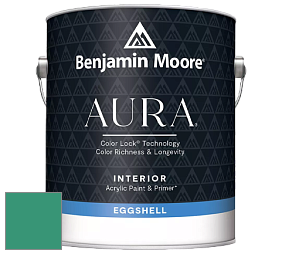 Benjamin Moore Aura 524 Waterborne Interior Eggshell Finish краска цвет 2047-30 Rolling Hill Green