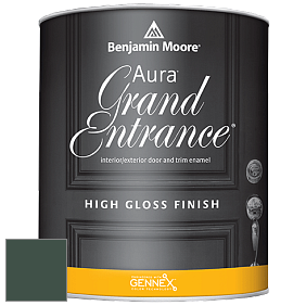 Benjamin Moore Aura 148 Grand Entrance High Gloss эмаль цвет 2041-10 Hunter Green