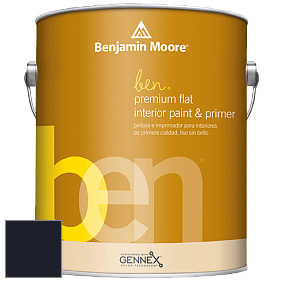Benjamin Moore Ben W625 Premium Interior Latex Flat краска цвет RAL 5004 