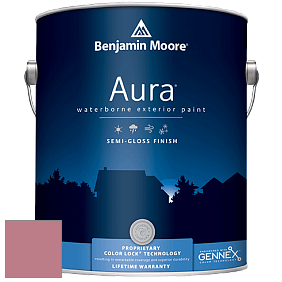 Benjamin Moore Aura 632 Waterborne Exterior Semi-Gloss Finish краска цвет 2005-40 Genuine Pink