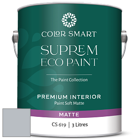 COLOR SMART CS 619 SUPREM ECO PAINT матовая краска цвет 2126-50 Gray Timber Wolf