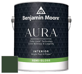 Benjamin Moore Aura 528 Waterborne Interior Semi-gloss Finish краска цвет RAL 6020 
