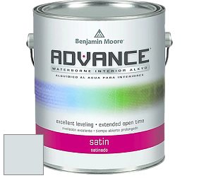 Benjamin Moore 792 Advance Interior Paint-Satin эмаль цвет 2129-70 Silver Cloud