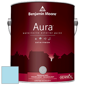 Benjamin Moore Aura 631 Waterborne Exterior Satin Finish краска цвет 2059-60 Splash