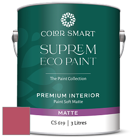 COLOR SMART CS 619 SUPREM ECO PAINT матовая краска цвет 2004-30 Raspberry Pudding
