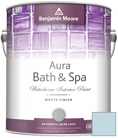 Краска Benjamin Moore Aura Bath & Spa Interior Paint Matte Finish (532) цвет 834 Bright and Early