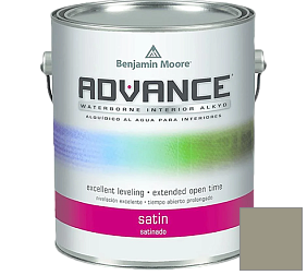 Краска Benjamin Moore 792. Advance Interior Paint-Satin эмаль цвет 2141-40 Creekside Green