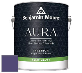 Benjamin Moore Aura 528 Waterborne Interior Semi-gloss Finish краска цвет NCS S 5040-R60B 