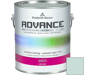 Краска Benjamin Moore 792. Advance Interior Paint-Satin эмаль цвет 673 Iced Green