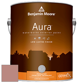 Benjamin Moore Aura 634 Waterborne Exterior Low Lustre Finish краска цвет 2094-40 Soft Cranberry