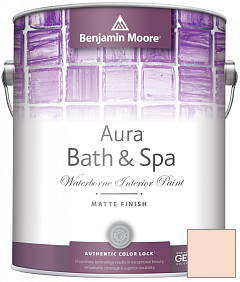 Краска Benjamin Moore Aura Bath & Spa Interior Paint Matte Finish (532) цвет 2168-60 Peach Nectar