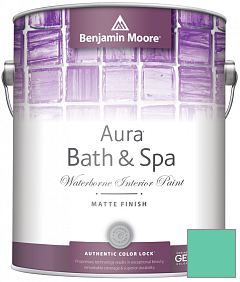 Краска Benjamin Moore Aura Bath & Spa Interior Paint Matte Finish (532) цвет 614 St. Patty's Day