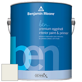 Benjamin Moore Ben W626 Premium Interior Latex Eggshell краска цвет OC-45 Swiss Coffee