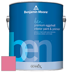 Benjamin Moore Ben W626 Premium Interior Latex Eggshell краска цвет 2001-40 Pink Popsicle