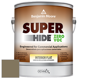 Benjamin Moore 355 Super Hide Zero Voc Interior Flat краска цвет 511 Pine Grove