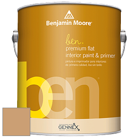 Benjamin Moore Ben W625 Premium Interior Latex Flat краска цвет 1111 Gingerbread Man