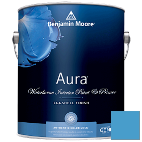 Краска Aura Waterborne Interior Eggshell Finish (524) цвет 2064-40 Clearest Ocean Blue