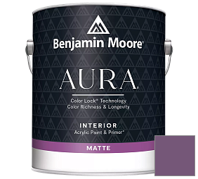 Краска Benjamin Moore Aura Interior Paint - Matte (522) цвет 2073-30 Passion Plum