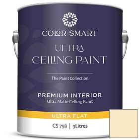 Краска COLOR SMART CS 758 ULTRA CEILING PAINT ультраматовая краска цвет 295 Candlelit Dinner