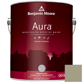 Краска Aura Waterborne Exterior Satin Finish (631) цвет 509 Cypress Green