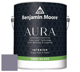 Benjamin Moore Aura 528 Waterborne Interior Semi-gloss Finish краска цвет 2117-40 Tropical Dusk