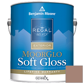 Краска Regal Select Exterior Paint-Moor GloSoft Gloss Finish (W096) цвет 2096-40 Gaucho Brown