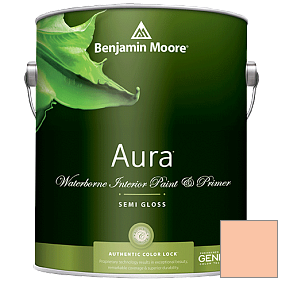 Краска Aura Waterborne Interior Semi-gloss Finish (528) цвет 088 Summer Peach Tree