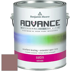 Benjamin Moore 792 Advance Interior Paint-Satin эмаль цвет 2103-40 Hickory Stick