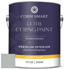 COLOR SMART CS 758 ULTRA CEILING PAINT ультраматовая краска цвет NCS S 2502-G 