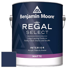 Benjamin Moore 548 IRegal Select Interior Paint - Matte краска цвет RAL 5003 