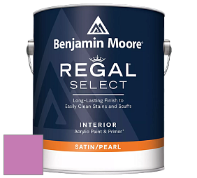 Benjamin Moore 550 Regal Select Waterborne Interior Pearl Finish краска цвет 2076-40 Raspberry Mousse