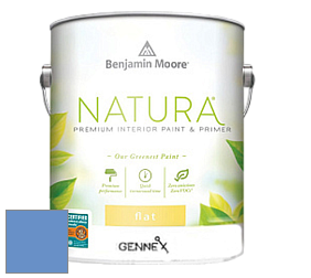 Benjamin Moore 514 Natura Interior Semi-Gloss Finish краска цвет 2067-40 Blue Lapis