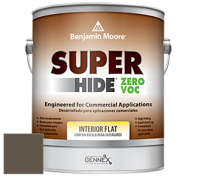 Benjamin Moore 355 Super Hide Zero Voc Interior Flat краска цвет 2137-20 Char Brown