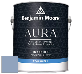 Benjamin Moore Aura 524 Waterborne Interior Eggshell Finish краска цвет 1433 Blue Pearl