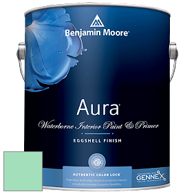 Benjamin Moore Aura 524 Waterborne Interior Eggshell Finish краска цвет 2037-50 Greenwood Lake