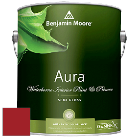Benjamin Moore Aura 528 Waterborne Interior Semi-gloss Finish краска цвет RAL 3001 