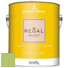 Benjamin Moore 547 Regal Select Waterborne Interior Flat Finish краска цвет 2029-40 Stem Green