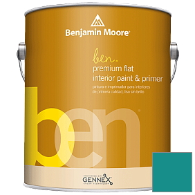 Краска Ben Premium Interior Latex Flat (W625) цвет 734 Tropical Teal