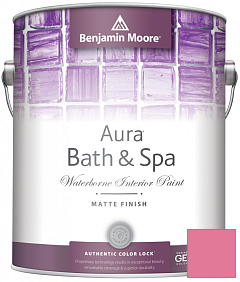 Краска Benjamin Moore Aura Bath & Spa Interior Paint Matte Finish (532) цвет 2000-40 Strawberry Shortcake