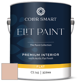 COLOR SMART CS 745 ELIT PAINT глубокоматовая моющаяся краска цвет 1205 Apricot Beige