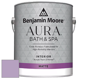 Benjamin Moore Aura 532 Bath & Spa Waterborne Interior Paint Matte Finish краска цвет NCS S 2030-R50B 