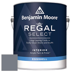 Benjamin Moore 549 Regal Select Waterborne Interior Eggshell Finish краска цвет 2119-40 Silver Streak