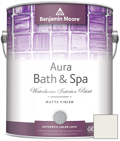 Краска Benjamin Moore Aura Bath & Spa Interior Paint Matte Finish (532) цвет AF-15 