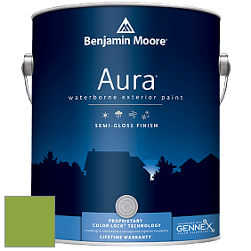 Benjamin Moore Aura 632 Waterborne Exterior Semi-Gloss Finish краска цвет 2029-30 Rosemary Green