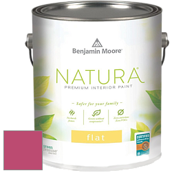 Benjamin Moore 512 Natura Interior Flat Finish матовая краска цвет 2086-30 Rosy Blush