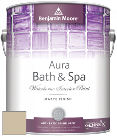 Benjamin Moore Aura 532 Bath & Spa Waterborne Interior Paint Matte Finish краска цвет NCS S 2010-Y10R 