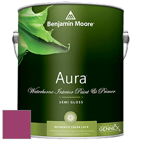 Benjamin Moore Aura 528 Waterborne Interior Semi-gloss Finish краска цвет 2077-20 Gypsy Pink