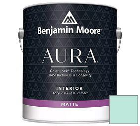 Краска Benjamin Moore Aura Interior Paint - Matte (522) цвет 2047-60 Ocean Spray